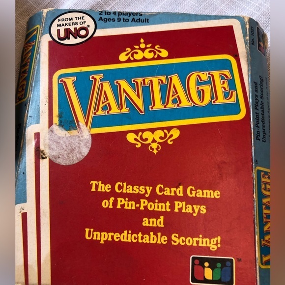Vintage 1985 Vantage Card Game by The Makers of Uno Complete - Picture 1 of 12